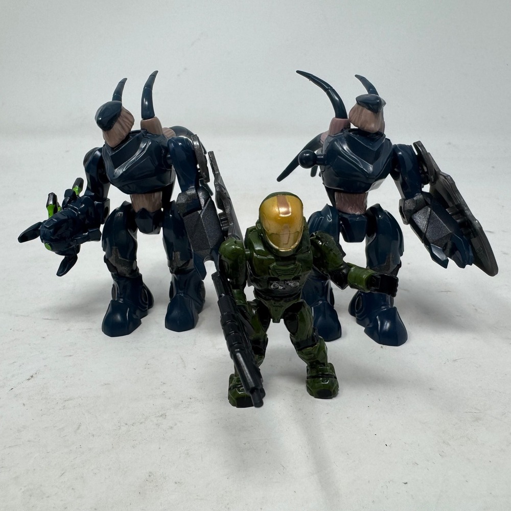 HALO Mega Bloks 96937 Eva's‎ Last Stand Mini Figure Lot of 3